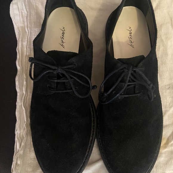 Marsèll suede-leather Derby Shoes - Black EUR 45 or US 11 - Picture 2 of 7